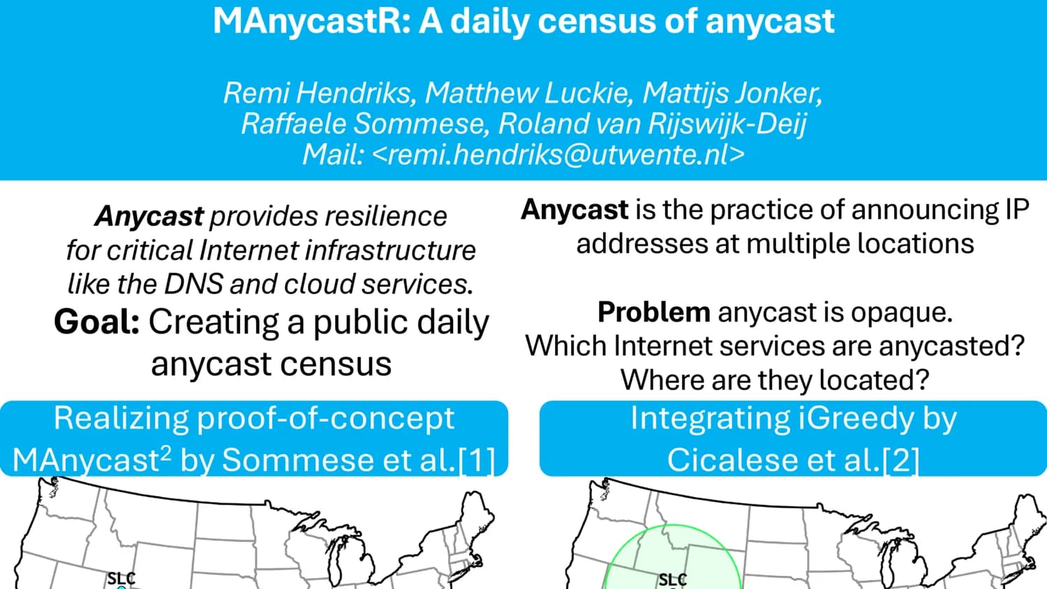 MAnycastR: A daily census of anycast — Edge kick-off event
