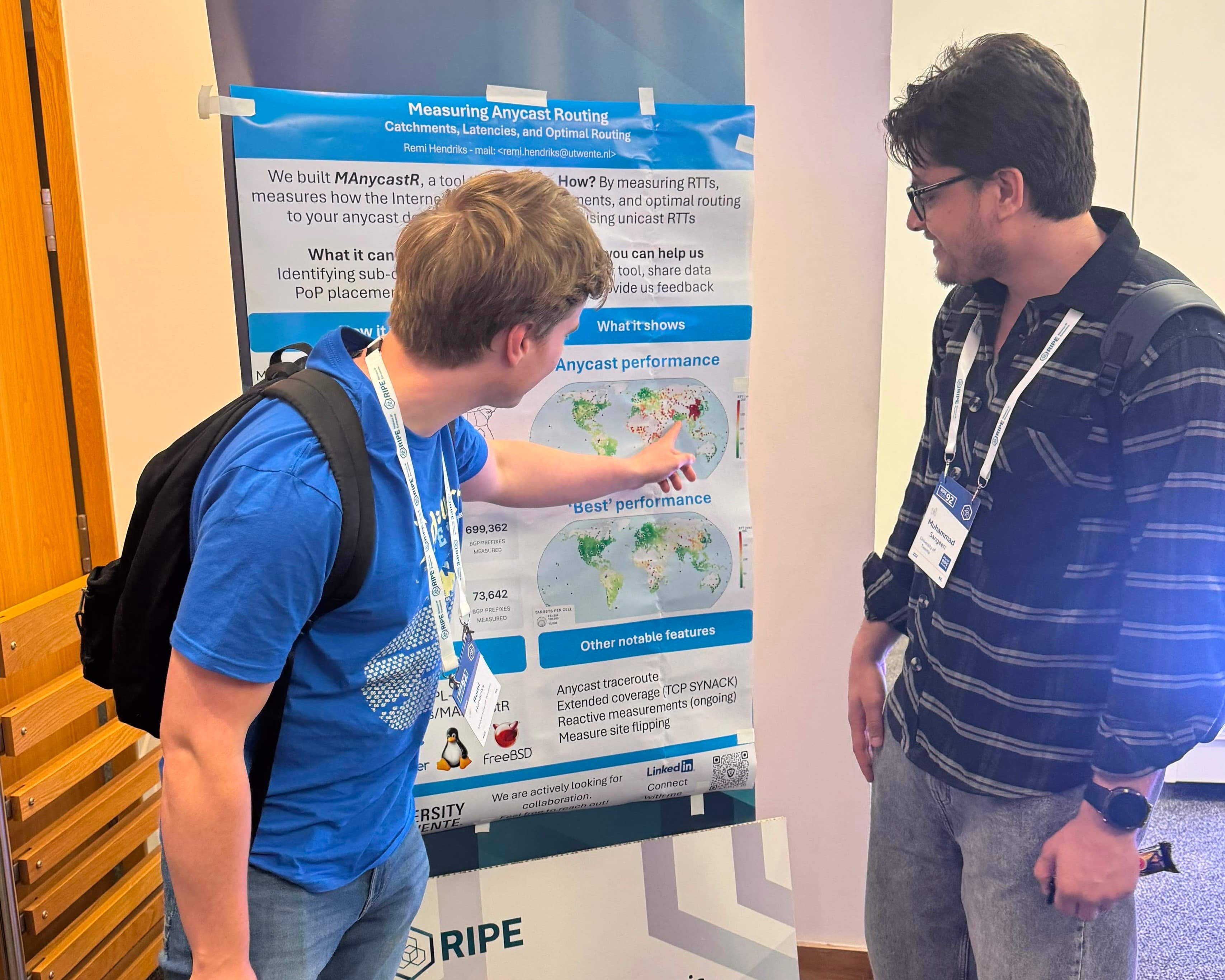 TODO: poster title — RIPE 92